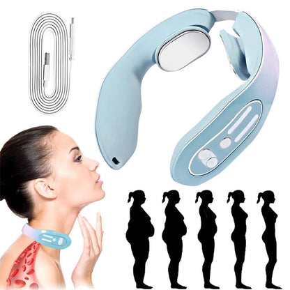 RELAXATECH™ Masajador Inteligente de Cuello EMS Portátil 🔥 Alivio Instantáneo | ¡Pídelo Hoy! 🎁