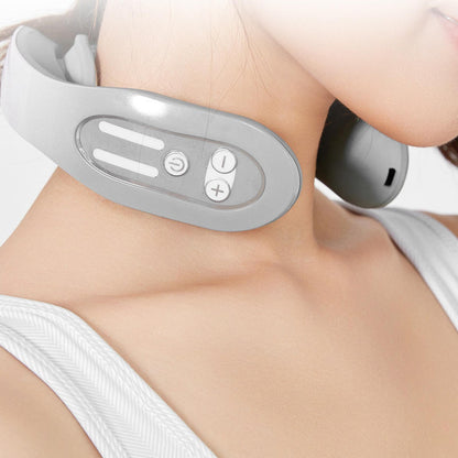 RELAXATECH™ Masajador Inteligente de Cuello EMS Portátil 🔥 Alivio Instantáneo | ¡Pídelo Hoy! 🎁